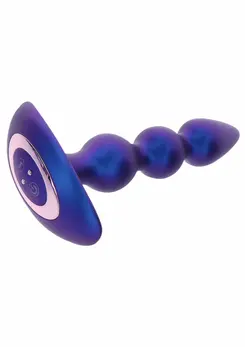 TOYJOY The Bold Beaded Vibrating Plug with Remote Control, Black
