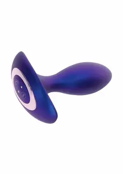 TOYJOY The Brave Vibrating Anal Plug Remote Control Silicone Black