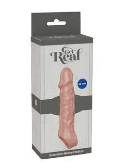 TOYJOY Get Real Extension Sleeve TPE Medium 16 cm - Flexible Enhancer