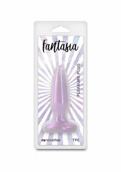 NS Novelties Fantasia Pleasure Plug Mini - Compact Shimmering Intimate Accessory TPE