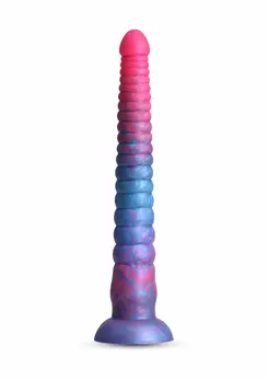 NS Novelties Colours Stacked 12 Inch Silicone Model, Tri-Color, Satin Finish