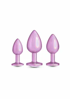 NS Novelties Trainer Kit Iridescent Pink 3-Piece Set Chrome Finish