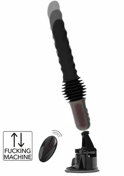 Hidden Desire Anal Power Thrusting Vibrator 32-37 cm Silicone, Adjustable Suction Base