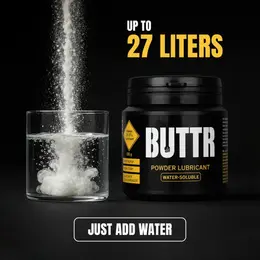 BUTTR Powdered Lube Lubricant 135g - Customizable Gel Formula