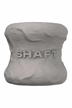 SHAFT Model H Ballstretcher Gray FlexiSkin™ Liquid Silicone 4.6cm