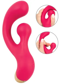 Sweet Smile G-Spot Vibrator with Rotation, Dual Motors, 18 cm, Purple