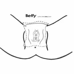 Asha International Beffy Dental Dam Natural 3 pcs - Unscented Protective Sheets