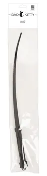 Bad Kitty Whip Silicone 60cm - Flexible Black Silicone Impact Tool