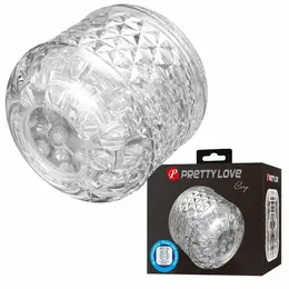 Pretty Love Cary Double Entry Manual Intimate Device Transparent 6x6cm