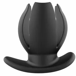 HIDDEN DESIRE Extreme Spreader 4-Way Silicone Expanding Plug Black