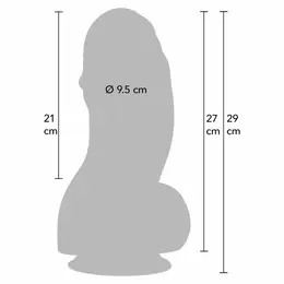 Hidden Desire Inferno Fat Boys Intimate Machine 27cm, Suction Base, PVC