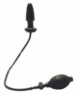 Seven Creations Fanny Hill's Inflatable Anal-Cone with Power Vibration, 12 cm, Black