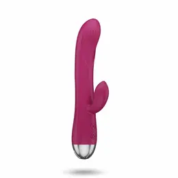 Easytoys Vibe Rabbit Vibrator Raspberry Pink Dual Motor Silicone