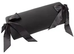 Liberator Ravish Pillow Black - Bondage Cushion with Satin Ties, 91.5 cm