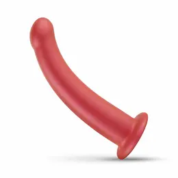 No-Parts Brandon Model with Stable Base Red 17.7 cm Silicone