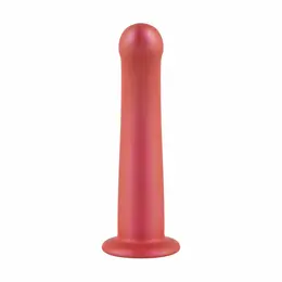 No-Parts Brandon Model with Stable Base Red 17.7 cm Silicone