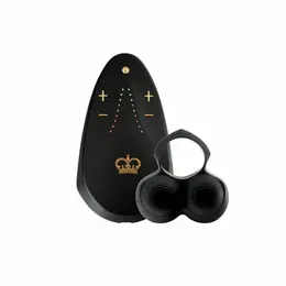 Hot Octopuss JETT TURBO Black - Adjustable Vibrating Silicone Ring