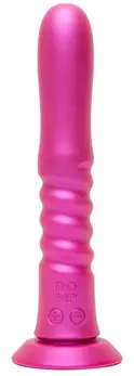 ROMP Jiggle Thrusting Silicone Intimate Device with Suction Cup, Purple