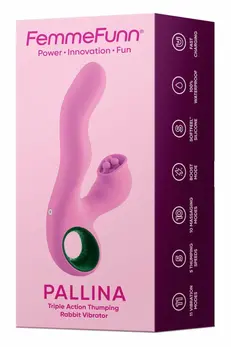 FemmeFunn Pallina Pink - Multi-Mode Intimate Wellness Device, SoftFeel™