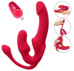 You2Toys Strapless Triple RC Silicone Intimate System, 3 Motors, Remote