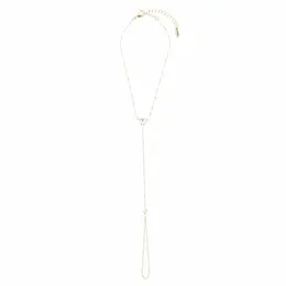 Otazu Love Anklet Crystal Heart Transparent - Adjustable Elegant Jewelry One Size