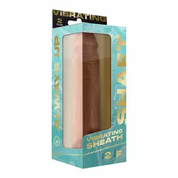 SHAFT Model F Vibrating Intimate Sheath Size 2 Oak FlexiSkin™ Silicone