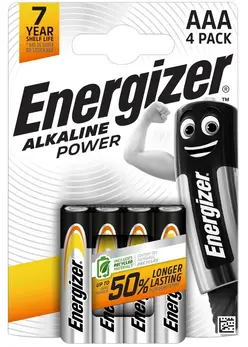 Energizer AAA Alkaline Batteries 1.5V 12 Packs of 4 - Long Life Power