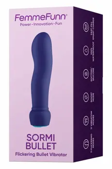 FemmeFunn Sormi Bullet Dark Purple - Compact Silicone Vibration System