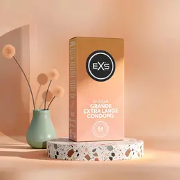 EXS Grande Extra Wide Latex Protection 12-Pack 64mm Nominal Width