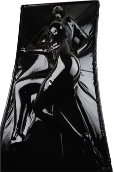 LateX Vacuum System Bed Black 1x2m Natural Rubber with Breathing Openings