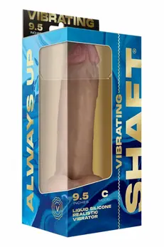 SHAFT Vibrating Model C 9.5 Inch Pine - FlexiSkin™, 8 Modes, Waterproof