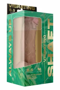 SHAFT Model N 8.5 Inch Vibrating Intimate Device FlexiSkin Pine