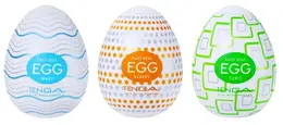 Tenga Egg Standard Set 1 - Compact Flexible Intimate Device 3-Pack