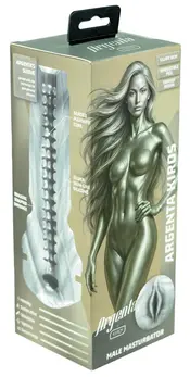 Kiiroo Feel Argenta Kiros Silver Cyborg Series Intimate Sleeve 22 cm