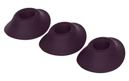 Womanizer Next Replacement Heads S Dark Purple 3-Pack Silicone