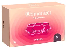 Womanizer Next Replacement Heads Size M Dark Purple 3-Pack