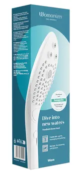 Womanizer Wave White - Multi-Functional Shower Head with Jet Technology