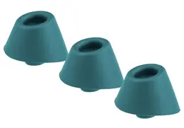 Womanizer W-Heads 3x S Replacement Stimulation Head Set Petrol S
