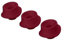 Womanizer 3-Pack Replacement Heads L Bordeaux Silicone Premium 2/Classic 2