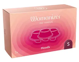Womanizer 3-Pack Replacement Heads S Bordeaux Silicone Accessories