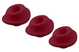 Womanizer 3-Pack Replacement Heads S Bordeaux Silicone Accessories