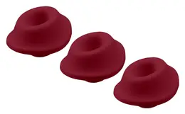 Womanizer Heads 3-Pack Size S Bordeaux Silicone Replacement Set