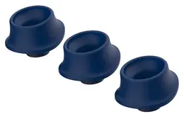 Womanizer W-Heads L Blueberry 3-Pack - Silicone Replacement System Heads