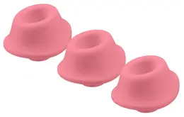 Womanizer Replacement Silicone Heads M 3-Pack Rosa - Accessory for Premium Series