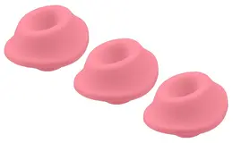 Womanizer Heads S Replacement Set 3pcs, Silicone, Pink, Size S