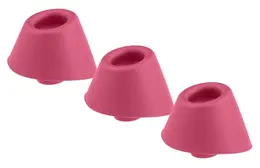 Womanizer Silicone Replacement Heads S 3-Pack - Raspberry, 15mm