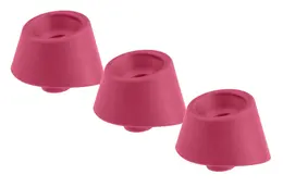 Womanizer Replacement Heads M Raspberry 3-Pack Silicone Hygienic 15mm