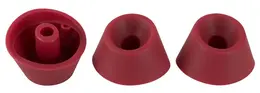 Womanizer Heads Duo Bordeaux M Replacement Attachments, 3-Pack, Silicone