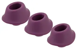 Womanizer Silicone Replacement Heads M Purple 3-Pack Universal Fit