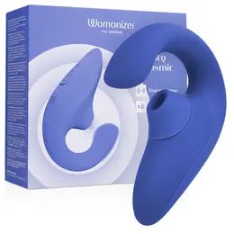 Womanizer Blend Intimate Dual-Action Vibrant Blue Device